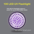 100 LED UV 395 UV Linterna UV